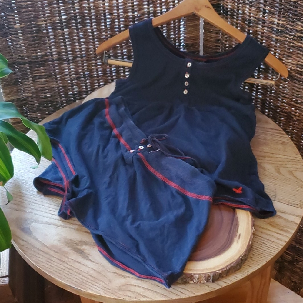 Pandemonium 2pc. Lounge Wear Sleep Set Tank Shorts
